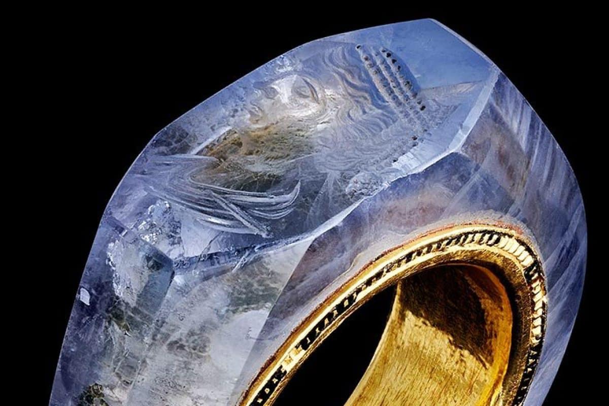 A Roman sapphire ring, probably of Emperor Caligula, is up for auction in London